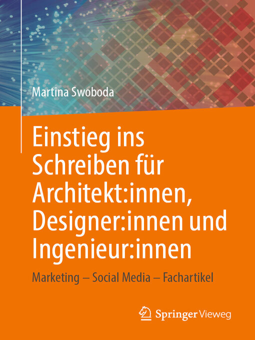 Title details for Einstieg ins Schreiben für Architekt by Martina Swoboda - Available